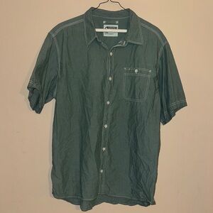 Mountain Khakis Dark Green Casual Button-Down Shirt XLarge